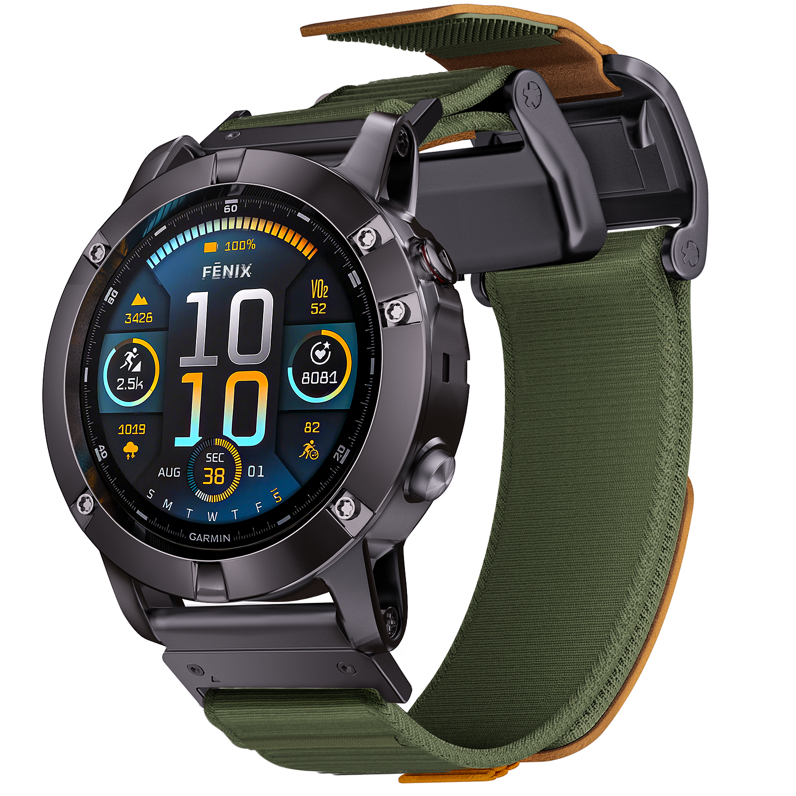 Garmin QuickFit Fearless 2.0 Magnetic Nylon Band