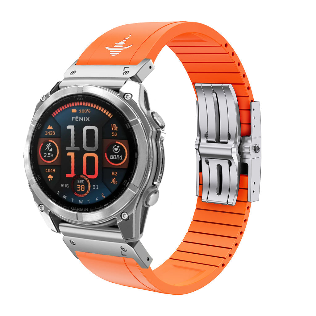 The Shark — Fine Watchmaking Grade FKM Garmin Watch Band