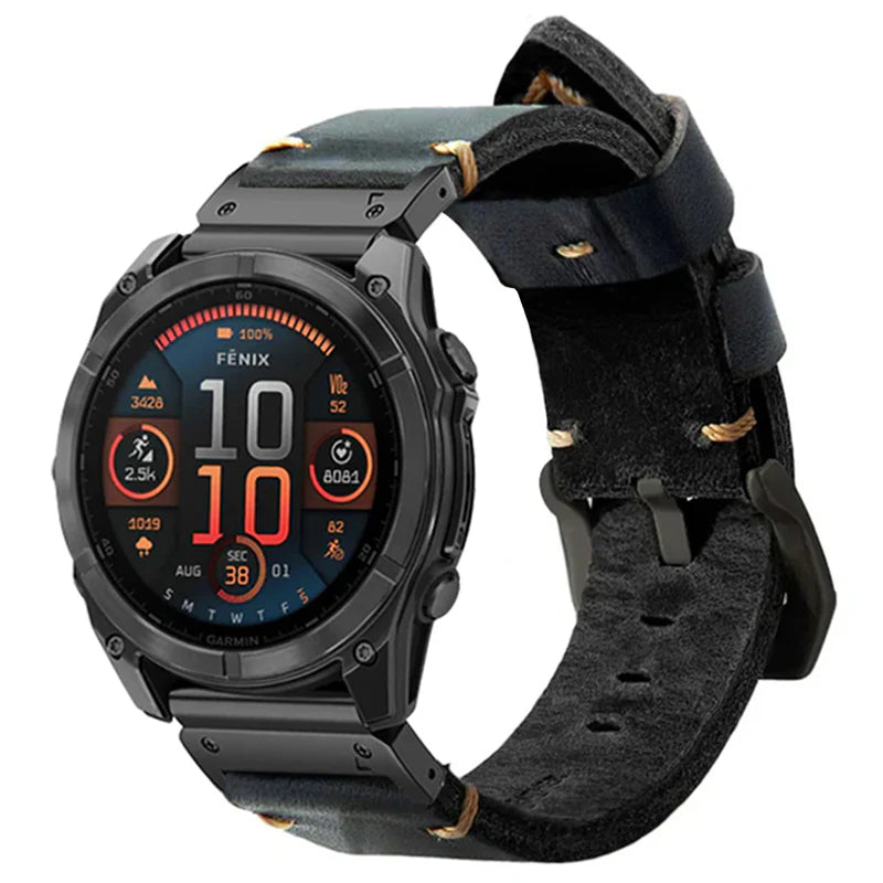 Garmin QuickFit Vintage Leather Band
