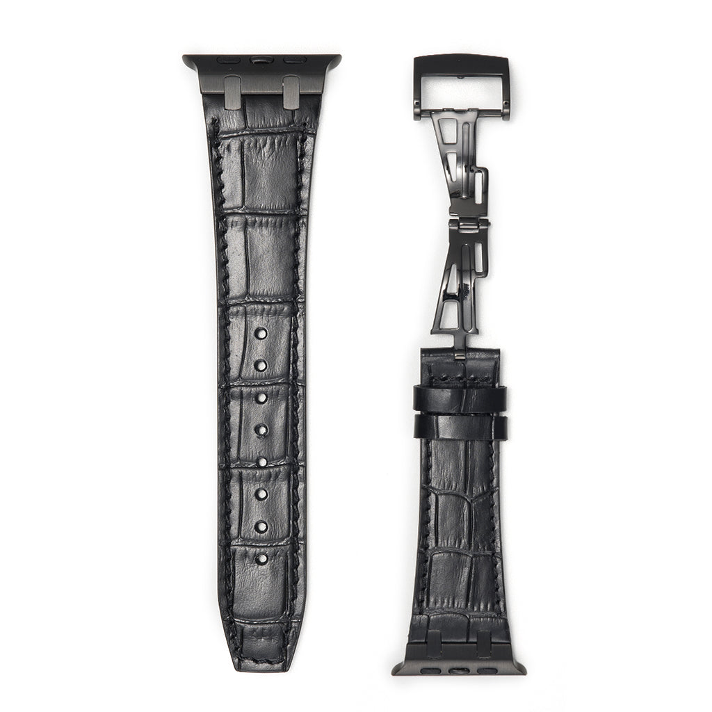 Bamboo Leather Deployment Strap | AP-Inspired