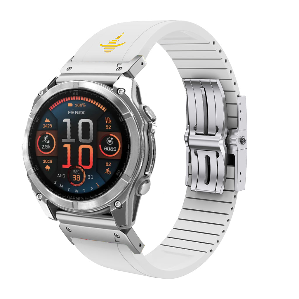 The Shark — Fine Watchmaking Grade FKM Garmin Watch Band