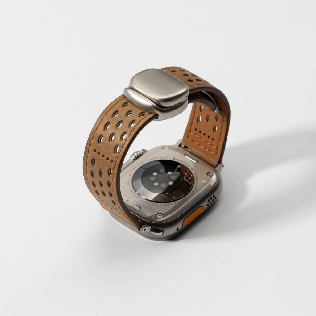 Breathable Leather Band for Apple Watch