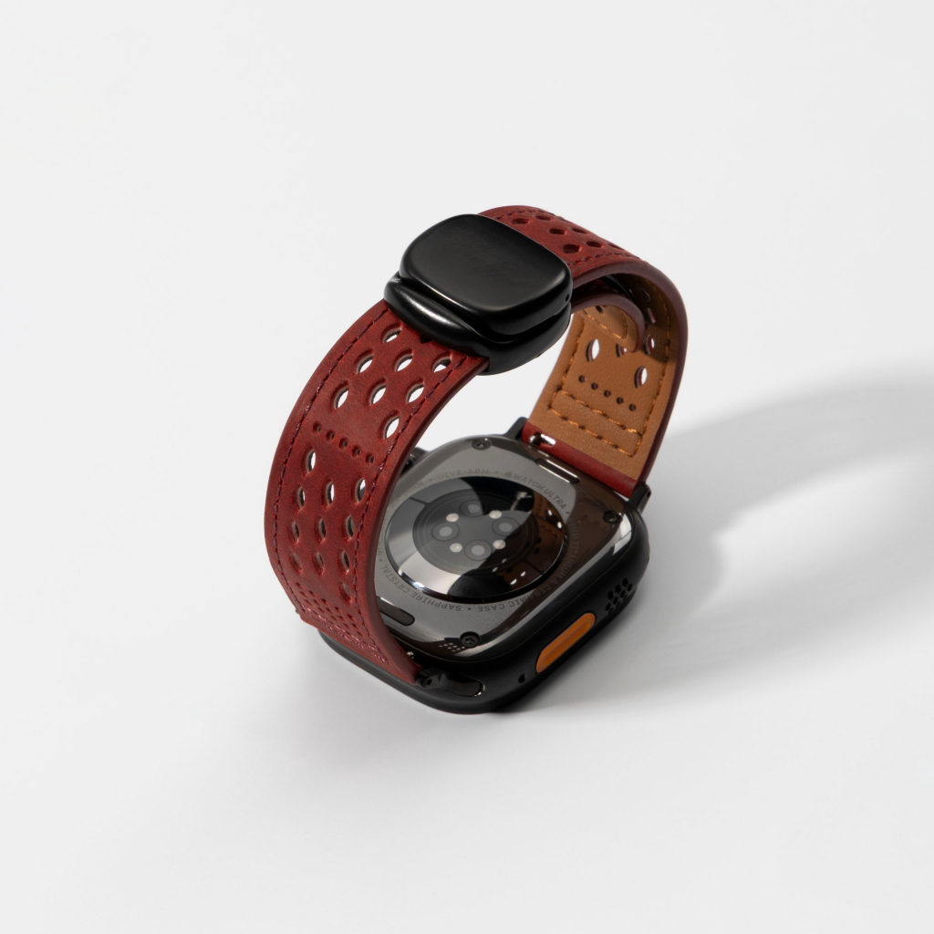 Breathable Leather Band for Apple Watch