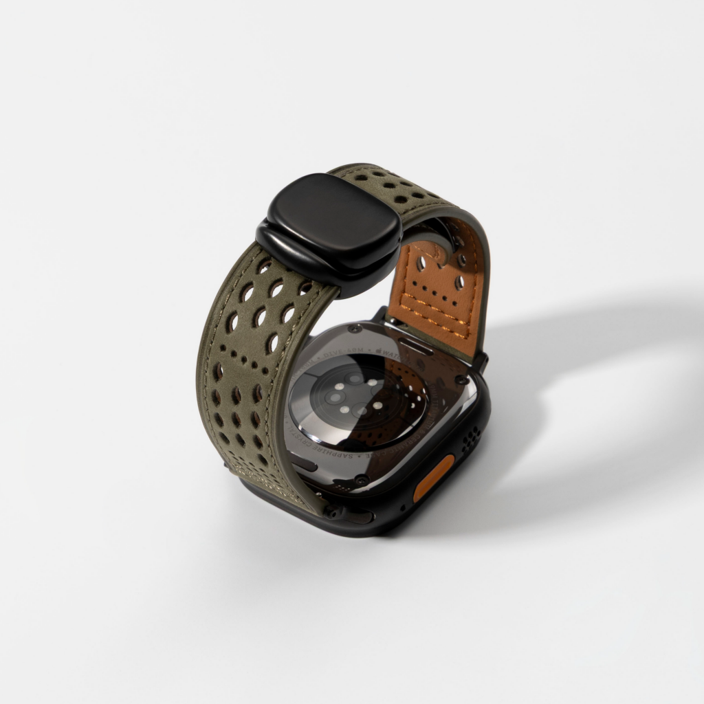 Breathable Leather Band for Apple Watch