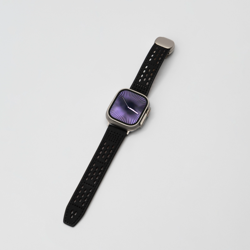 Breathable Leather Band for Apple Watch