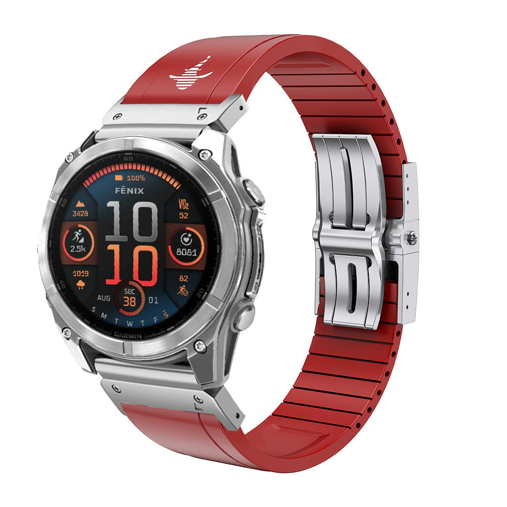 The Shark — Fine Watchmaking Grade FKM Garmin Watch Band