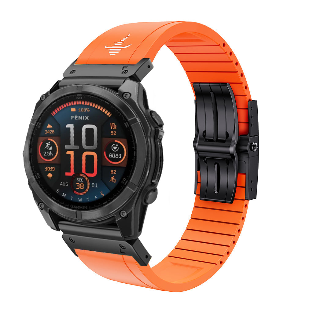 The Shark — Fine Watchmaking Grade FKM Garmin Watch Band