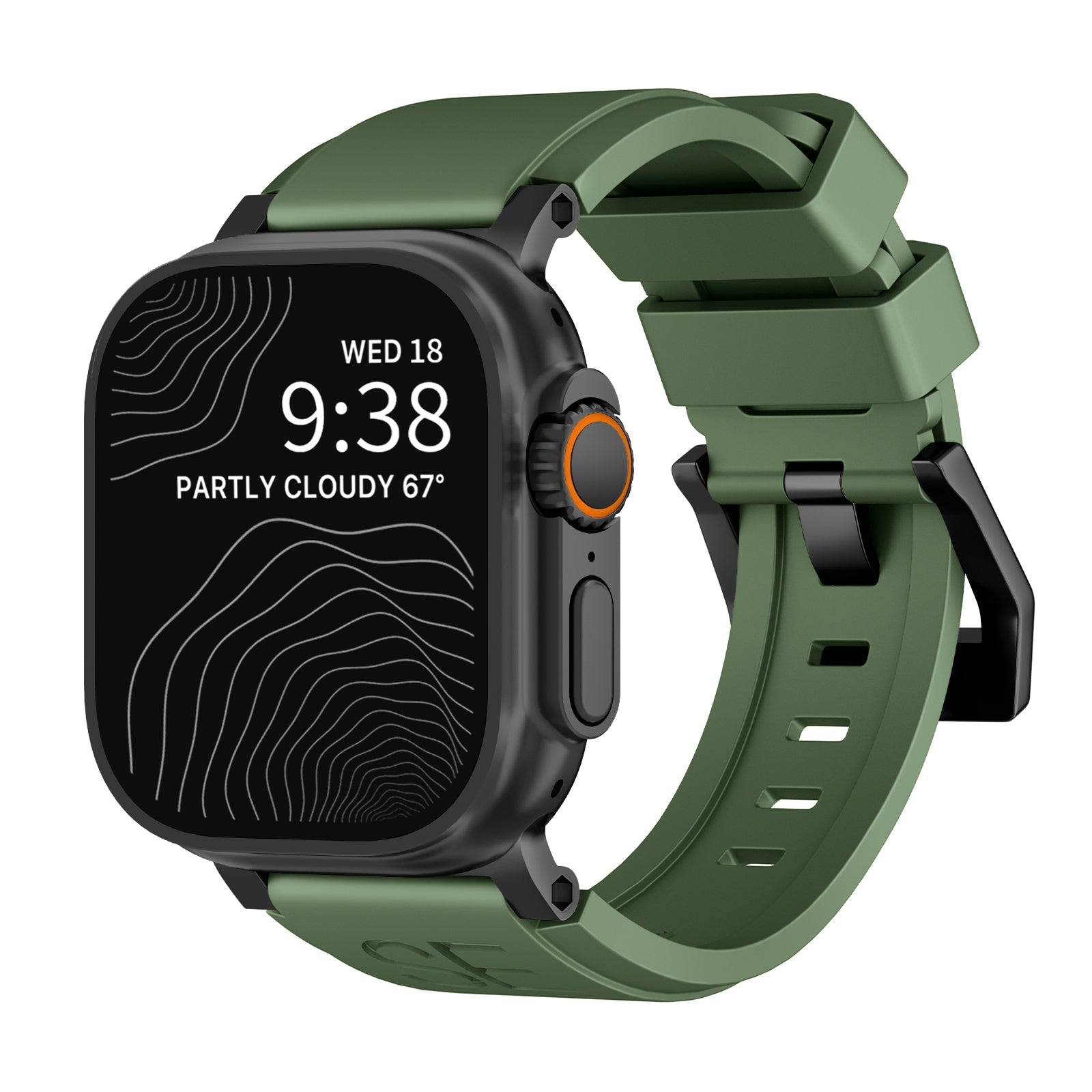 Ultra-Wide Sports Band For Apple Watch Ultra