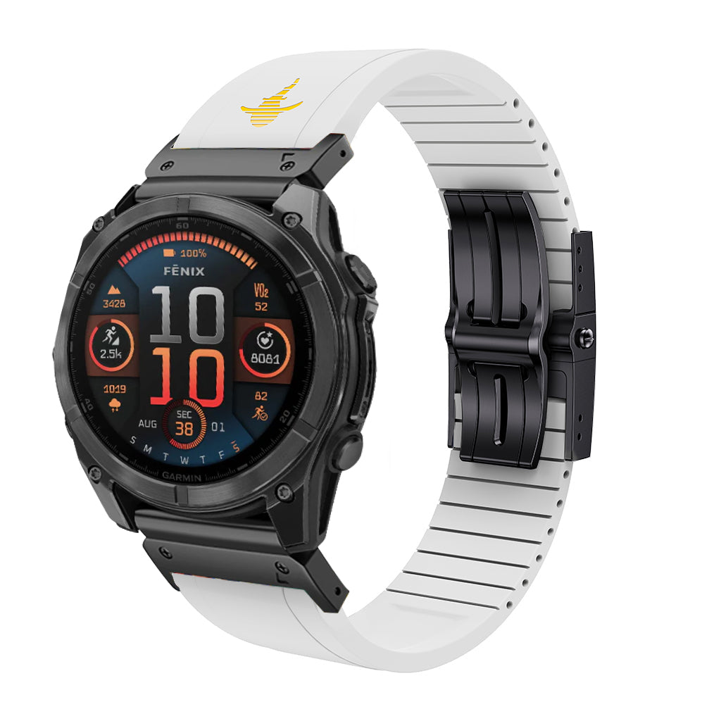 The Shark — Fine Watchmaking Grade FKM Garmin Watch Band