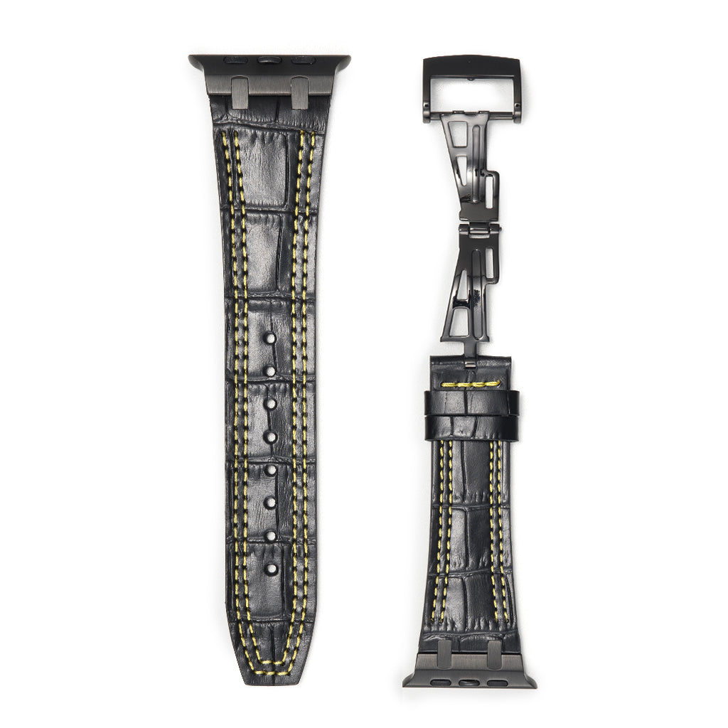 Bamboo Leather Deployment Strap | AP-Inspired